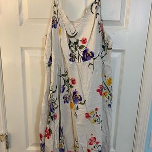 Strappy floral dress